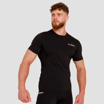 GymBeam Kompresní tričko High Black GymBeam Kompresní tričko High Black