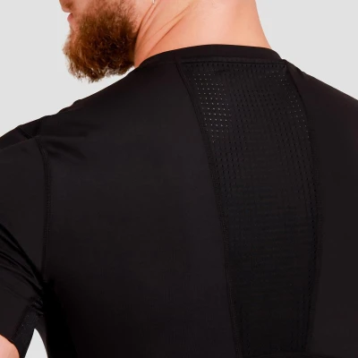 GymBeam Kompresní tričko High Black POUZE XL - černá (VÝPRODEJ)