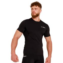 GymBeam Kompresní tričko High Black POUZE XL - černá (VÝPRODEJ)