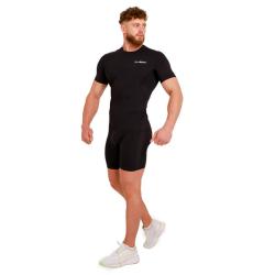 GymBeam Kompresní tričko High Black POUZE XL - černá (VÝPRODEJ)