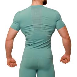 GymBeam Kompresní tričko Mid Blue