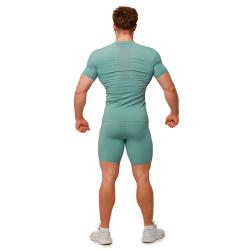 GymBeam Kompresní tričko Mid Blue