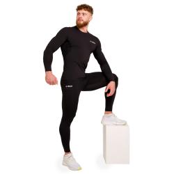 GymBeam Kompresní tričko s dlouhým rukávem High Black