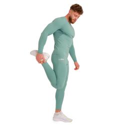 GymBeam Kompresní tričko s dlouhým rukávem High Blue