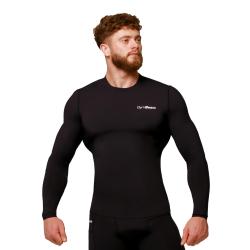 GymBeam Kompresní tričko s dlouhým rukávem Mid Black