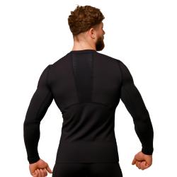 GymBeam Kompresní tričko s dlouhým rukávem Mid Black