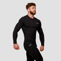 GymBeam Kompresní tričko s dlouhým rukávem Mid Black