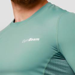 GymBeam Kompresní tričko s dlouhým rukávem Mid Blue