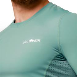 GymBeam Kompresní tričko s dlouhým rukávem Mid Blue