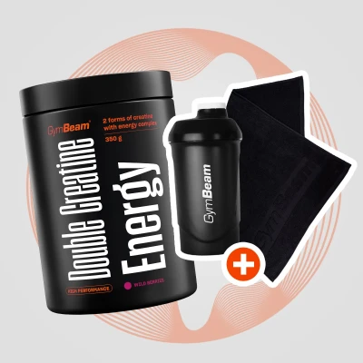 GymBeam Kreatin Double Energy 350 g