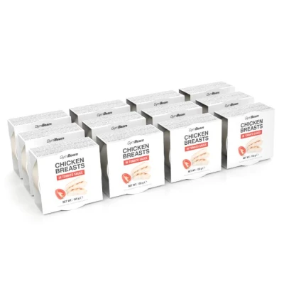 GymBeam Kuřecí prsa v rajčatové omáčce 12 x 155 g GymBeam Kuřecí prsa v rajčatové omáčce 12 x 155 g