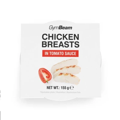 GymBeam Kuřecí prsa v rajčatové omáčce 155 g GymBeam Kuřecí prsa v rajčatové omáčce 155 g