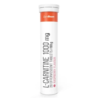 GymBeam L-Karnitin 1000 mg - 20 tabs POUZE malina (VÝPRODEJ)