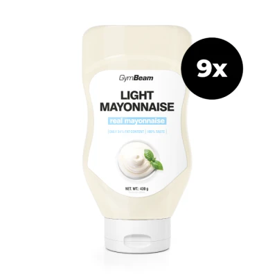 GymBeam Light majonéza 9 x 430 ml