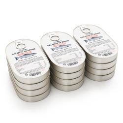 GymBeam Losos ve vlastní šťávě 12 x 170 g