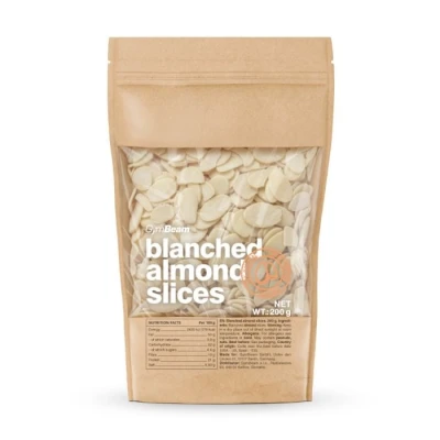 GymBeam Loupané mandle plátky 200 g
