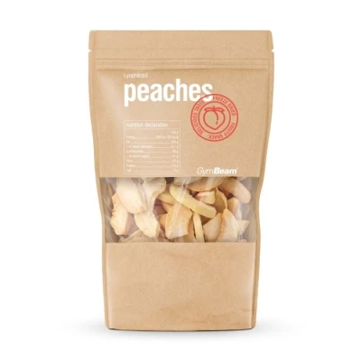 GymBeam Lyofilizované broskve 100 g