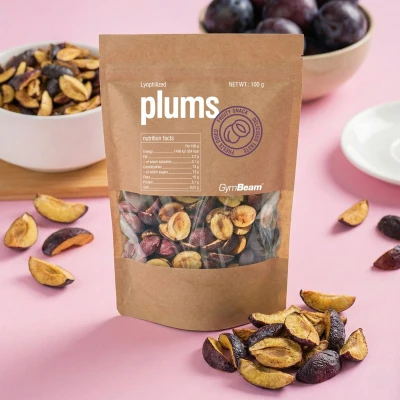 GymBeam Lyofilizované švestky 100 g