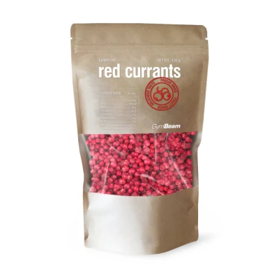 GymBeam Lyofilizovaný červený rybíz 100 g