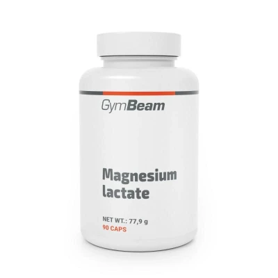 GymBeam Magnézium laktát 90 kaps. (VÝPRODEJ)