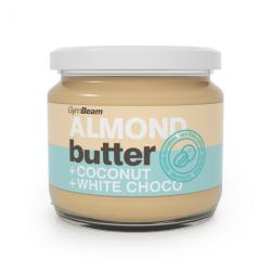GymBeam Mandlové máslo s kokosem a bílou čokoládou 340 g GymBeam Mandlové máslo s kokosem a bílou čokoládou 340 g