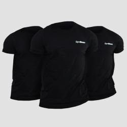 GymBeam Men‘s Basic T-Shirt 3Pack Black GymBeam Men‘s Basic T-Shirt 3Pack Black