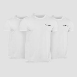 GymBeam Men‘s Basic T-Shirt 3Pack White GymBeam Men‘s Basic T-Shirt 3Pack White