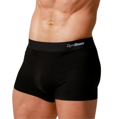 GymBeam Men’s Soft Boxers 2Pack Black