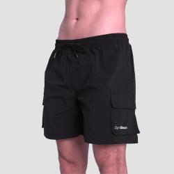 GymBeam Men‘s Swim Cargo Shorts Black