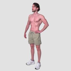 GymBeam Men‘s Swim Cargo Shorts Olive