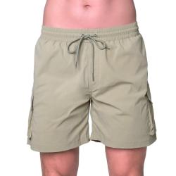 GymBeam Men‘s Swim Cargo Shorts Olive