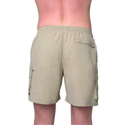 GymBeam Men‘s Swim Cargo Shorts Olive