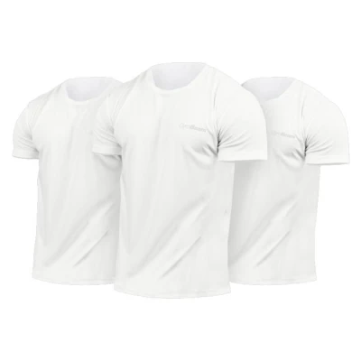 GymBeam Men‘s TRN T-Shirt 3Pack White