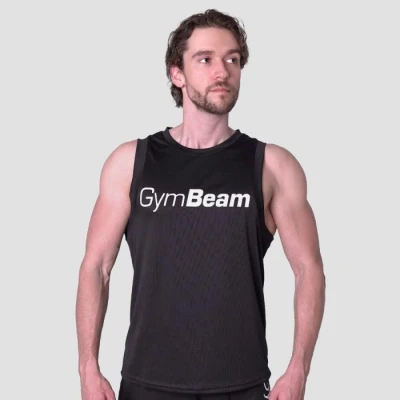 GymBeam Mesh Tanktop Essence Black GymBeam Mesh Tanktop Essence Black