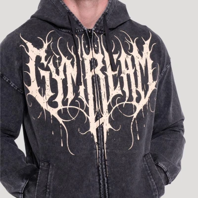 GymBeam Mikina Abyss Charcoal