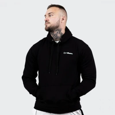 GymBeam Mikina Athlete Black White GymBeam Mikina Athlete Black White