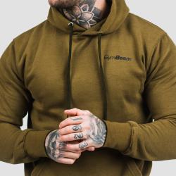 GymBeam Mikina Athlete Military Green Black