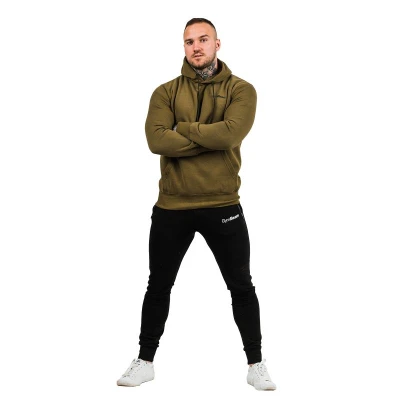 GymBeam Mikina Athlete Military Green Black