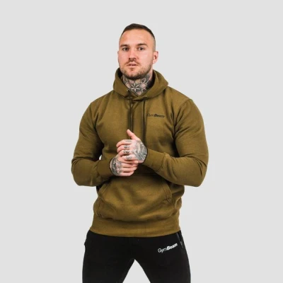 GymBeam Mikina Athlete Military Green Black GymBeam Mikina Athlete Military Green Black