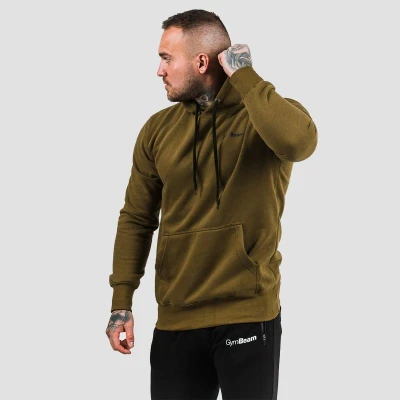 GymBeam Mikina Athlete Military Green Black