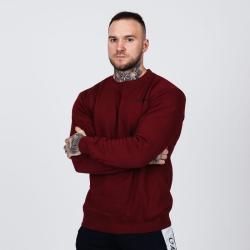 GymBeam Mikina Basic Jumper Burgundy GymBeam Mikina Basic Jumper Burgundy