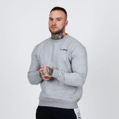 GymBeam Mikina Basic Jumper Grey GymBeam Mikina Basic Jumper Grey