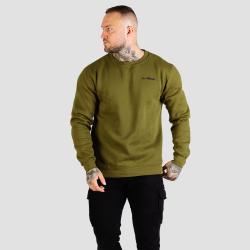 GymBeam Mikina Basic Jumper Military Green