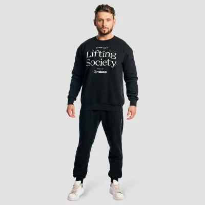 GymBeam Mikina Lifting Society Black