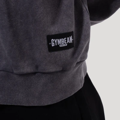 GymBeam Persistence Washed Gray pánská mikina