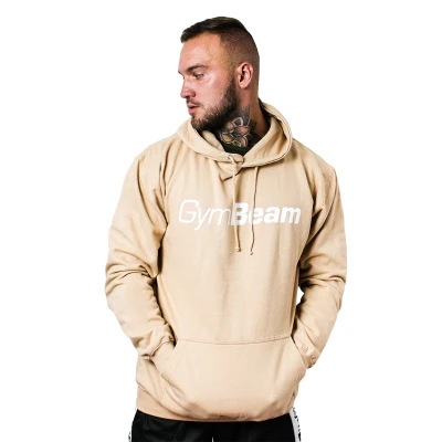 GymBeam Mikina PRO Hoodie Sand