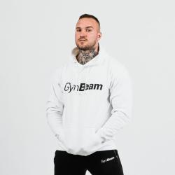 GymBeam Mikina PRO Hoodie White GymBeam Mikina PRO Hoodie White