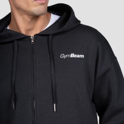 GymBeam Mikina se zipem Black Haze