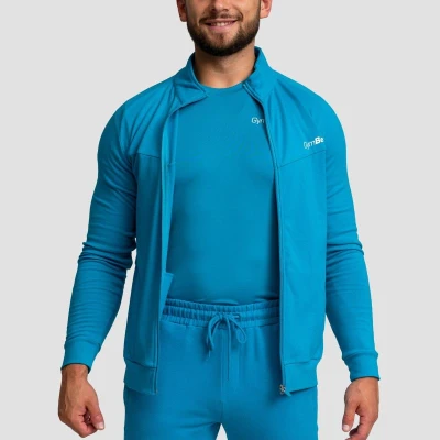 GymBeam Mikina se zipem Limitless Aquamarine