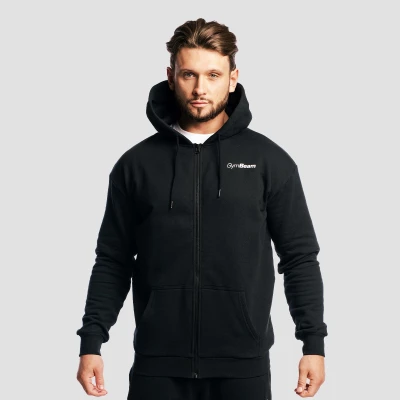 GymBeam Mikina se zipem Zone Black